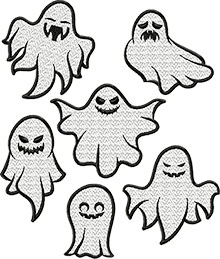 Halloween Ghost Set